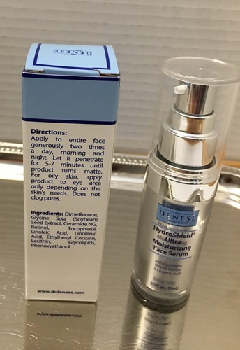 Dr Denese HydroShield Ultra Moisturizing FACE Serum AIRLESS PUMP 0.50 OZ NIB - Picture 3 of 8