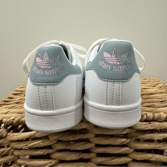 Adidas Originals Stan Smith White Magic Gray Sneakers 6.5
