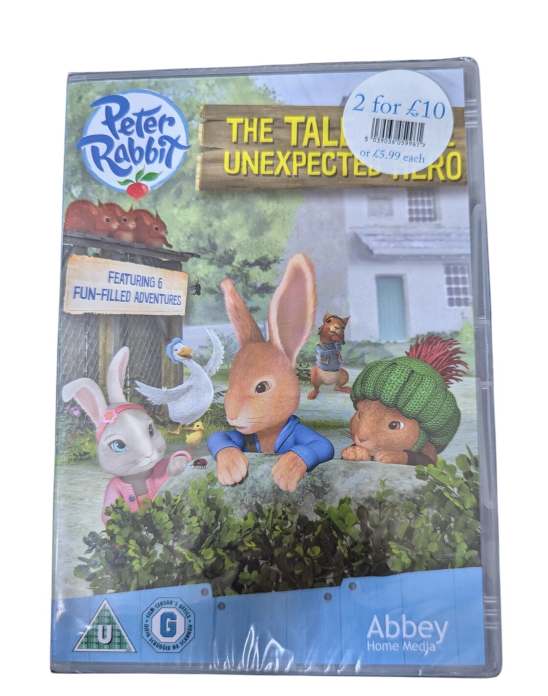 Peter Rabbit - The Tale Of The Unexpected Hero [DVD] New & Sealed