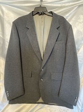 Mens 44L Blazer Levis Sportswear Action Suit Tailored Jacket Business Gray