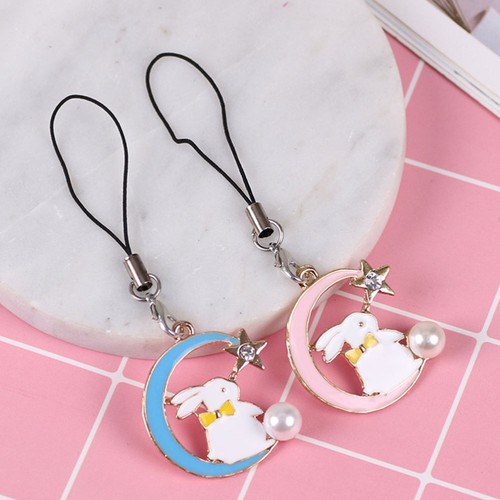 2 Pcs Alloy Pendant Keychain Lovers Men and Women Cellphone Charm Strap - 第 2/12 張圖片
