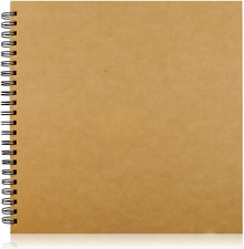 12X12 Inch Hardcover Scrapbook  Photo Album - 100 Pages DIY Kraft Memory Book w