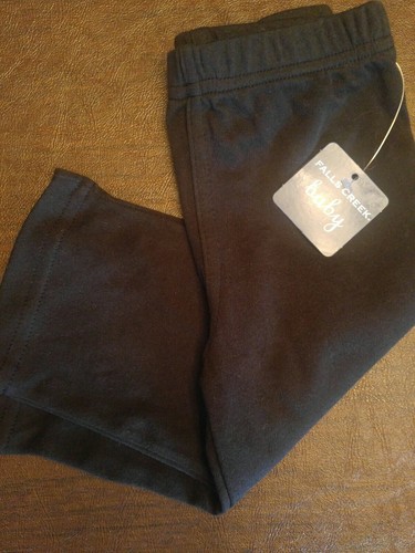 Boy Girl black Knit Pants Falls Creek 