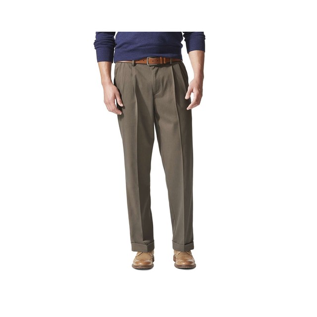 dockers pleated cuffed pants