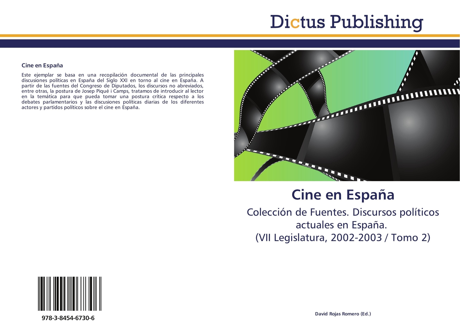 Thumbnail - David Rojas Romero | Cine En España | Taschenbuch | Spanisch (2011) |