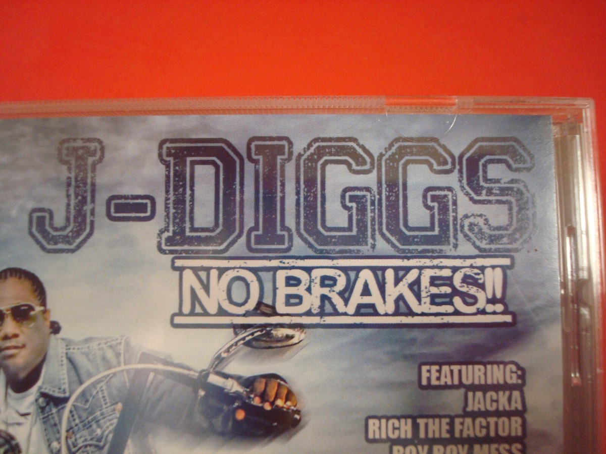 J-Diggs: No Brakes (NEW-Opened SUPER RARE CD) Jacka, Messy Marv