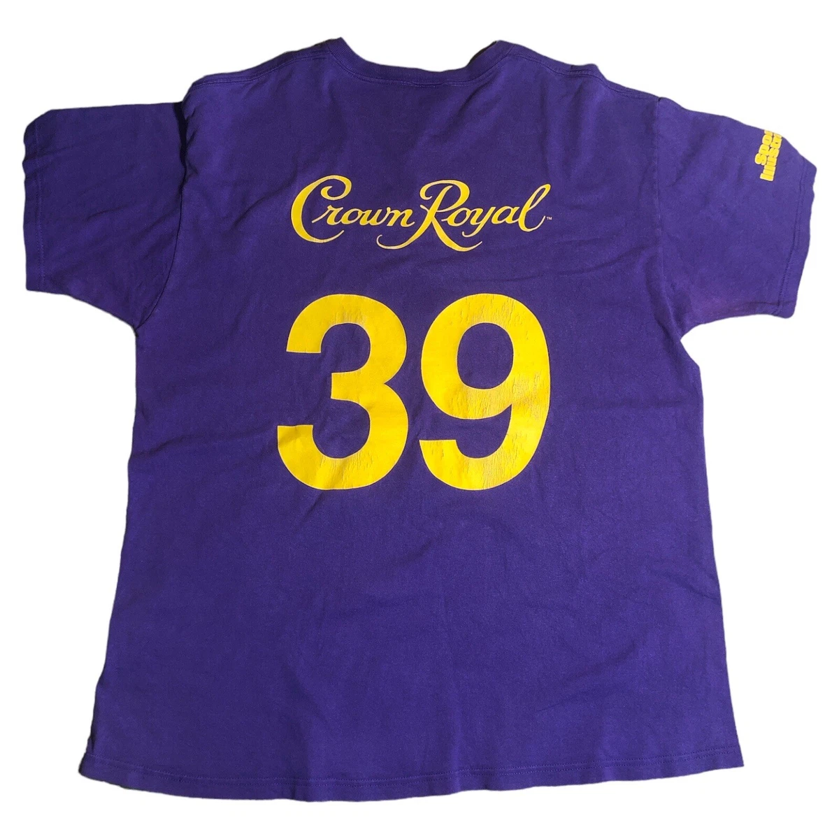 Maillot Vintage Wilson Crown Royal Violet, Maille, Taille L, Fabriqué Aux USA