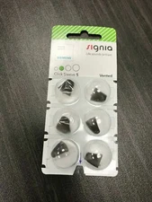 New 4x 6 Pack Signia/Rexton S Vented Sleeves for RIC & Click CIC Prompt/Run&Silk