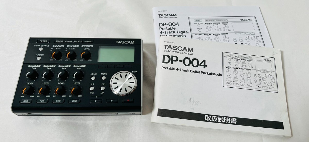 TASCAM DP-004　MTR DP-004 | Go-anywhere Digital Pocketstudio | TASCAM