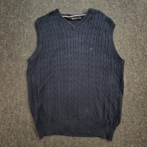 Nautica Sweater Vest Mens Size Large 