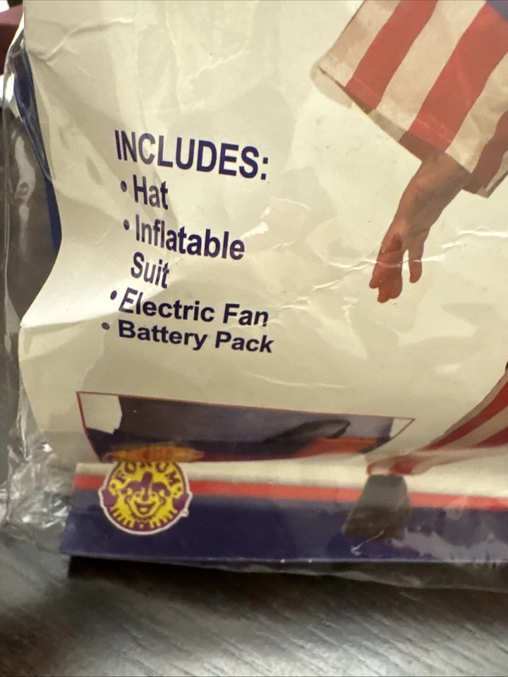 Forum Uncle Sam Inflatable Adult Halloween Costume One Size - Image 2 of 4