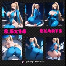 Sexy Waifu Ultra Premium GLOSSY ART PRINT ANIME AI WAIFU PIN UP [18+] 6x 8.5x14