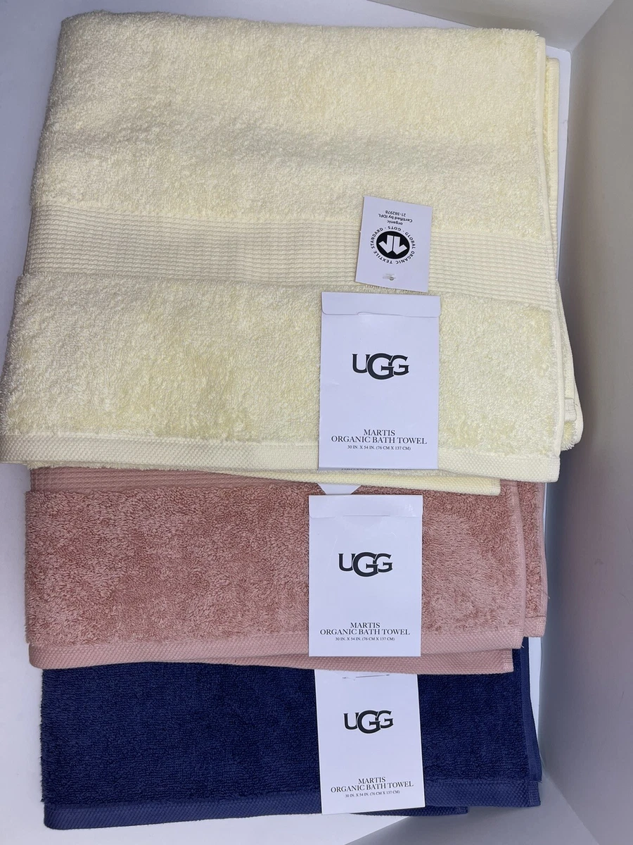 UGG Towels Organic Cotton Bath Hand Washcloth Set Martis 8 Piece Choose  ColorNew