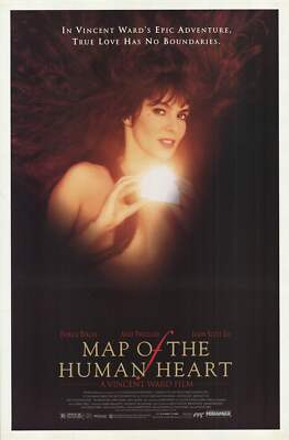 ARTIST UNKNOWN Map of the Human Heart 41'' x 27'' Offset Lithograph 1993
