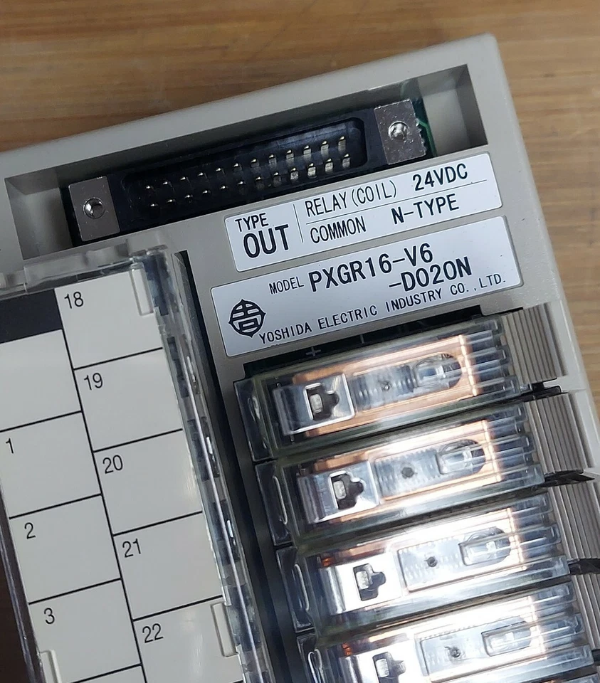 Yoshida PXGR16-V6-D020N Relay Terminal Module 24VDC - Image 3 of 4