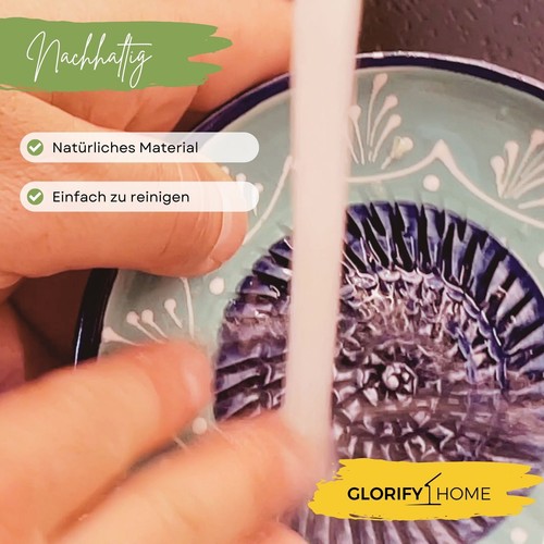 GLORIFY HOME Keramikreibe Knoblauchreibe Ingwerreibe Reibeteller Doppel Teruel - Bild 7 von 8