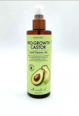 #ad Pharm to Table Pro Growth Avocado Castor Almond Oil Curl Leave In Spray 8 fl oz $18.99