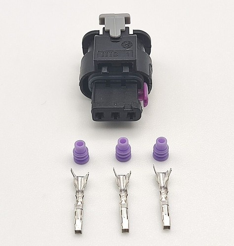 4F0973703 3PIN PDC Parking Sensor Connector Plug Repair Fits VW Audi Seat Skoda - Picture 3 of 15