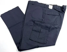 NWT 54x36 MENS FLYING CROSS 4984 TACTICAL EMS EMT CARGO PANTS NAVY UNHEMMED
