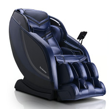 Brookstone BK 650 Reclining Massage Chair Blue/Black