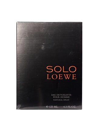 Loewe, Solo Pour Homme, Eau de Toilette Natural Spray, 125ml. Neu Versiegelt