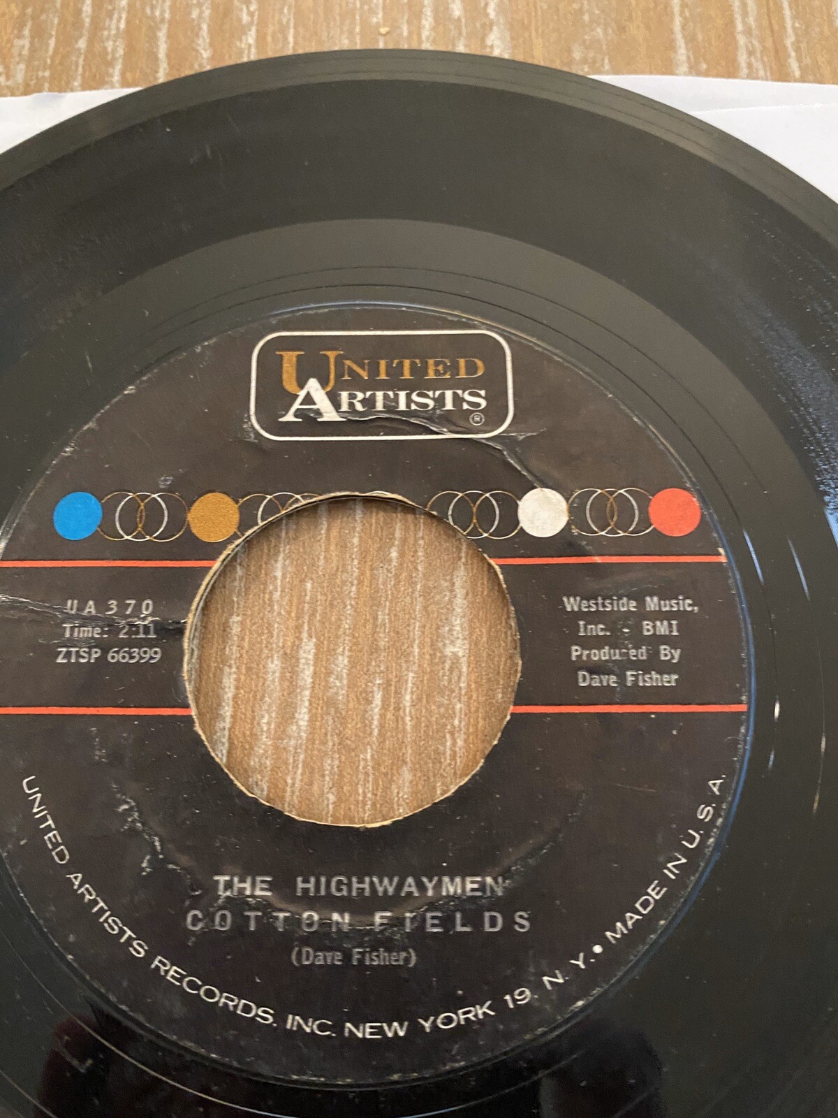 The Highwaymen 45 RPM Lot Of Two Michael Cotton Fields eBay