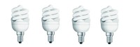 4X Osram Dulux E14 Micro Twist 12W = 60W Energiesparlampe Eek:G (Spektrum A-G)