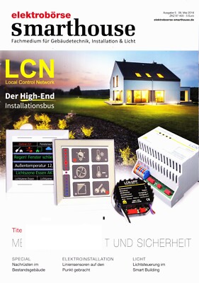 elektrobörse Smarthouse 5/2018: Lichtsteuerung, Nachrüsten im Bestandsgebäude...