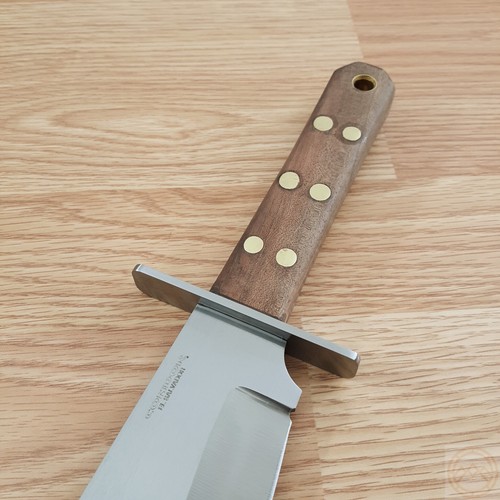 Condor Undertaker Fixed Knife 10" 1075HC Steel Full Tang Blade Walnut Handle - Picture 8 of 12