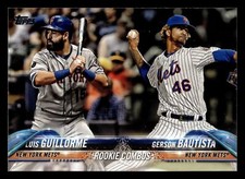 Luis Guillorme / Gerson Bautista 2018 Topps Update #US103 Mets ROOKIE COMBOS
