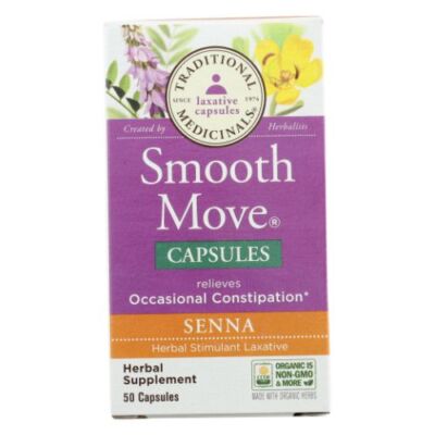Smooth Move Senna  50 Caps By Traditional Medicinals