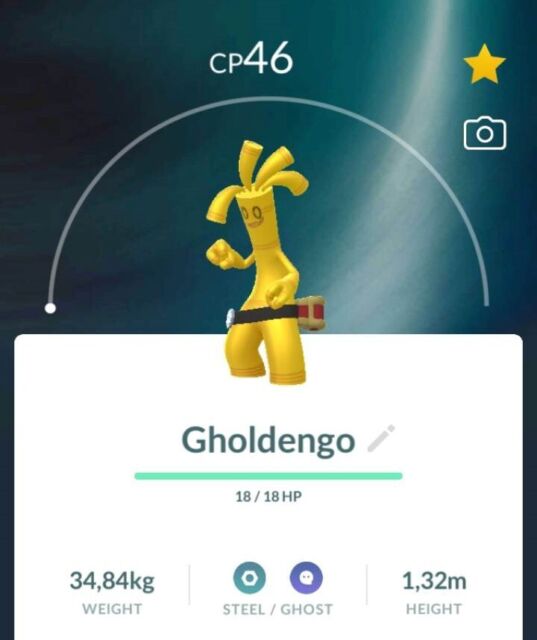 Pokémon Gholdengo Iv1 - Mini P T C - High Stardust - Description
