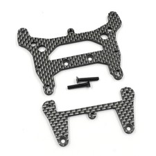 Yeah Racing KYOP-028BK/S Graphite Front  Rear Shock Tower for Kyosho Optima Pro