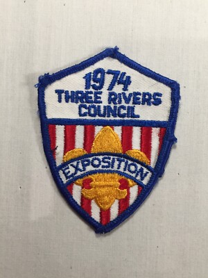 1974 Three Rivers Council Scout Expoistion BSA Activity Patch | eBay