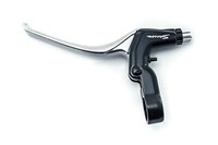 Fahrrad Bremshebel 3-Finger V-Brake Bremsgriff Links Schwarz/Silber