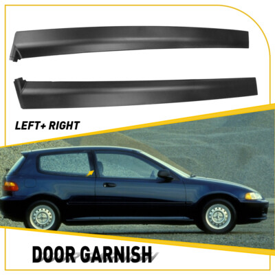 For HONDA CIVIC 92-95 EJ1 EG3 EG5 EG4 EG6 Door Pillar Sash Garnish R&L Trim
