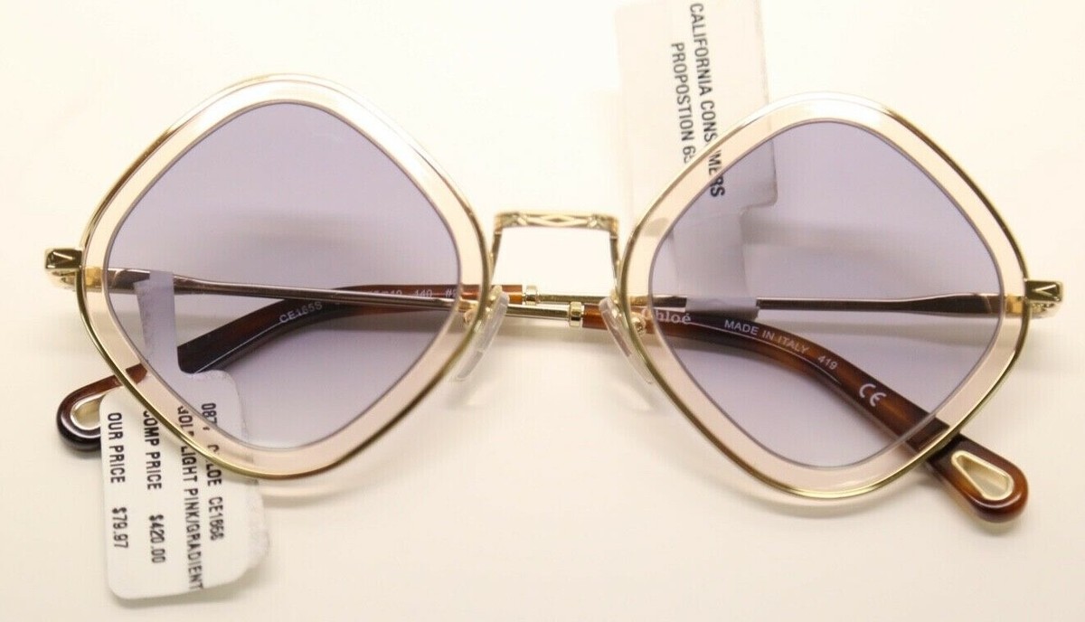 Chloe CE165S 879 Gold/Light Pink/Gradient Grey 55mm  display picture 1