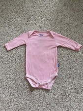 baby girl size 3/6 month kickee pants pink body suit