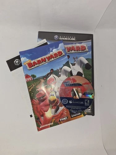New ListingBarnyard GameCube Complete Disc Case Manual Tested
