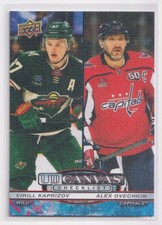 2025-26 UD Series 1 Kirill Kaprizov / Alex Ovechkin Check List UD Canvas #C-90