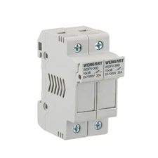 Solar Fuse Holder WGPV-30D,2 Pole DC1000V 35mmDIN Rail Mount Fuse Holder for ...