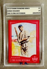 Honus Wagner 2018 PANINI DIAMOND KINGS #2 THE FLYING DUTCHMAN red frame ~Pirates