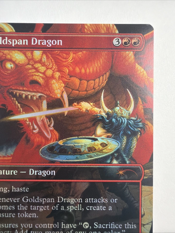 Goldspan Dragon (Rainbow Foil) Secret Lair Drop Foil - Image 3 of 4