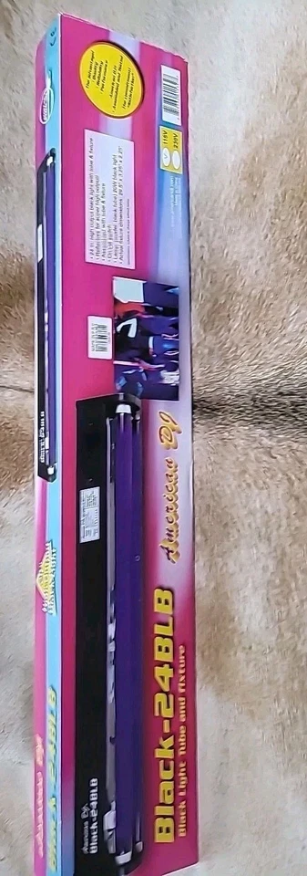 American DJ BLACK-24BLB 24" UV Negro Luz Y Accesorio Nuevo Foto 2 de 4