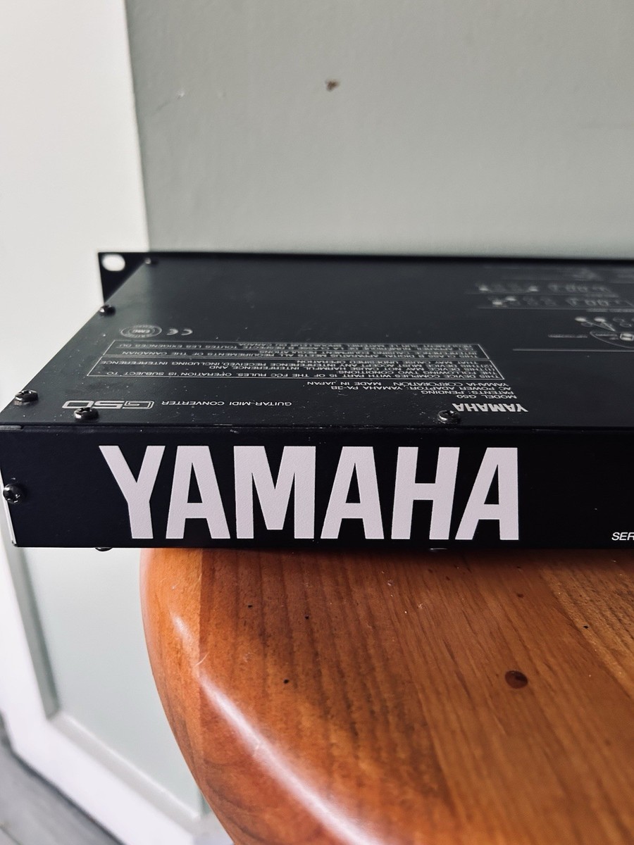 Yamaha G50 Guitar MIDI Converter Rack Unit w/ Power Supply