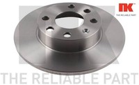 2X Bremsscheibe NK 203605 2 Bremsscheiben Vorderachse Vorne FüR Opel
