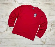 Vintage Umbro England 1966 2006 Shirt Jersey Long Sleeve Men Size XL Red