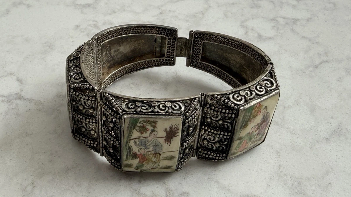 antique chinese filigree bracelet products for sale | eBay display picture 1