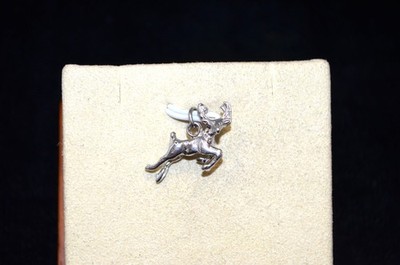 Sterling Silver Wise ''Love Like You've Never Been Hurt'' Charm/Pendant #FME216