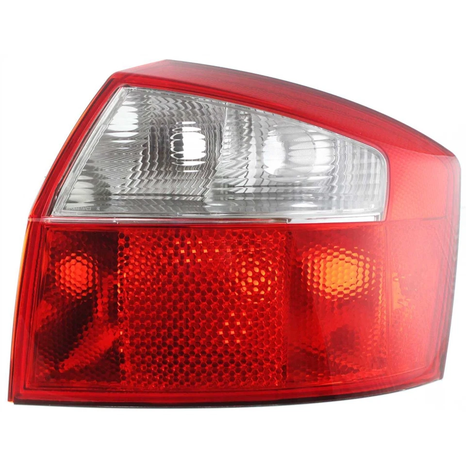 Juego de luces traseras halógenas para Audi A4 Quattro 2002-2005 segunda generación lente transparente/rojo 2 piezas Foto 3 de 4